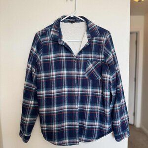 Fleece Lined Plaid Shacket